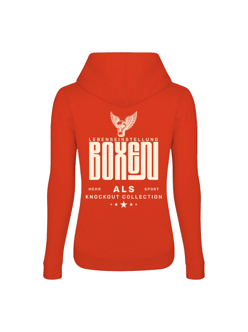 Knockout Collection | Boxen mehr als Sport | Girlie-Hoodie