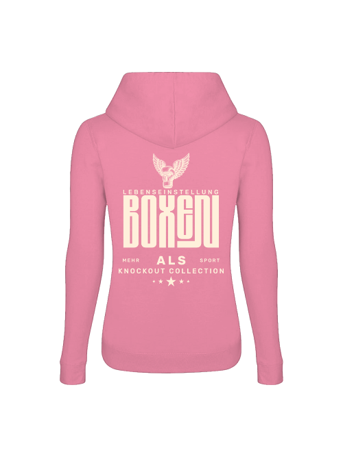 Knockout Collection | Boxen mehr als Sport | Girlie-Hoodie