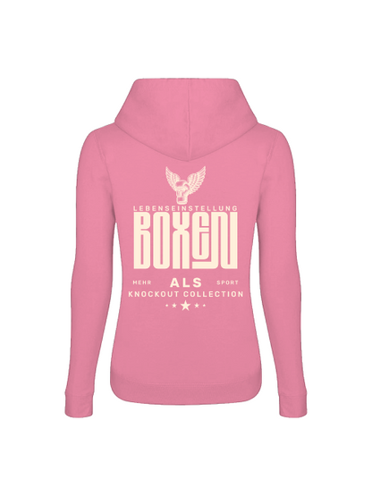 Knockout Collection | Boxen mehr als Sport | Girlie-Hoodie