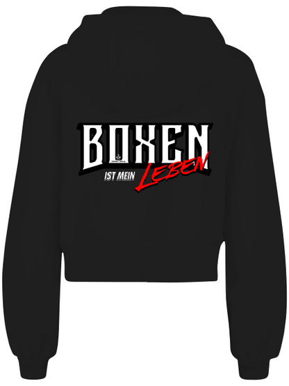 Boxen ist mein Leben | Knockout Collection | Ladies Zip Hoodie