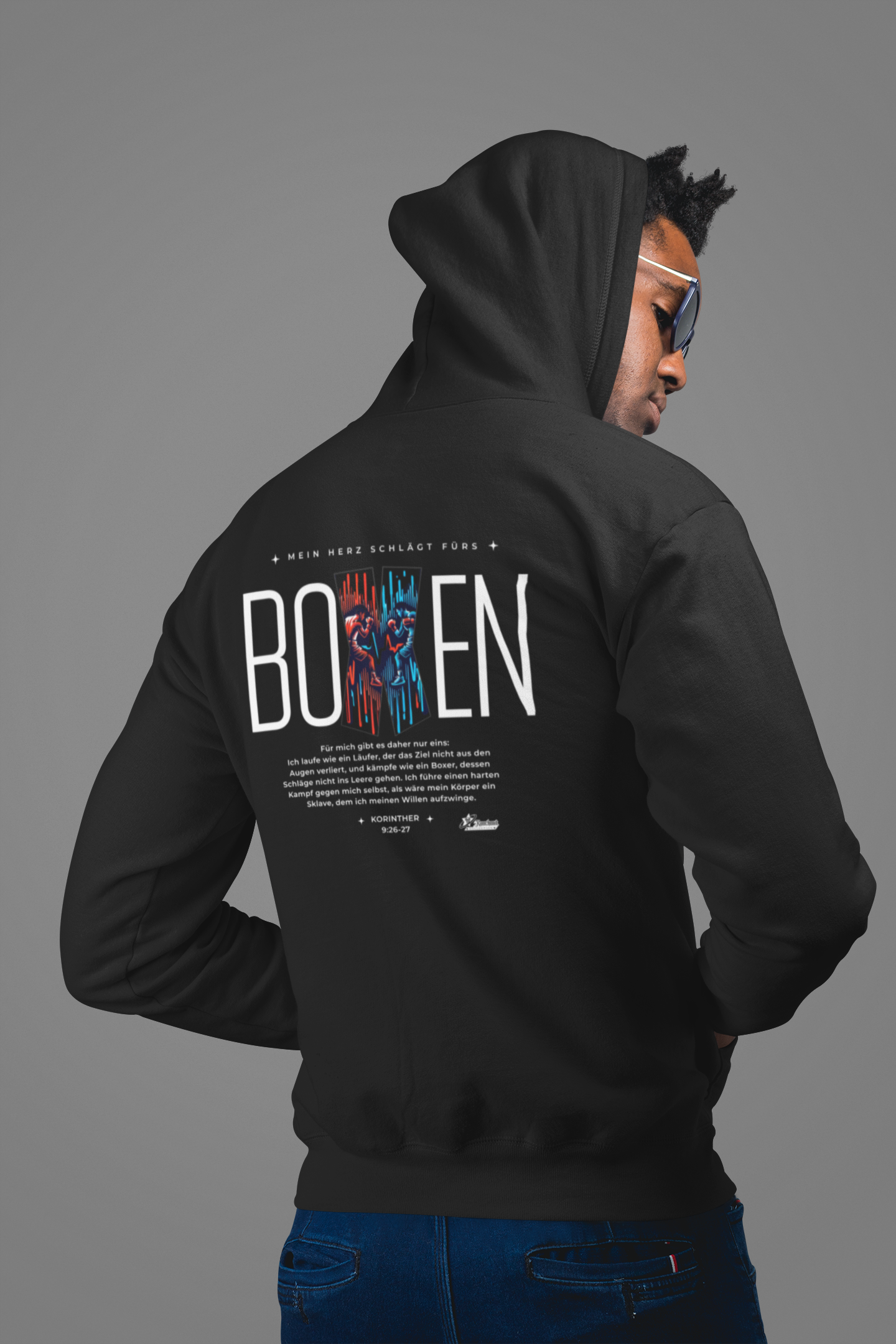 Ultra Heavy Zip Hoody Boxen | Mein Herz schlägt fürs Boxen