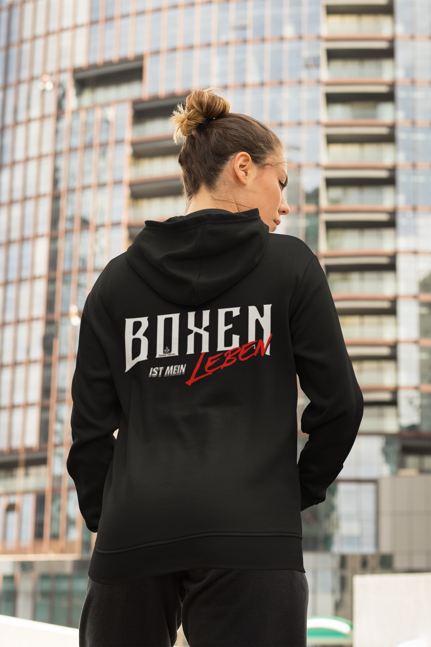 Boxen ist mein Leben | Knockout Collection  | Zip-Hoodie