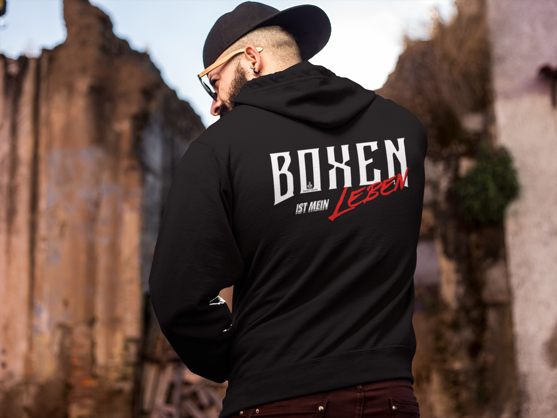 Boxen ist mein Leben | Knockout Collection  | Zip-Hoodie