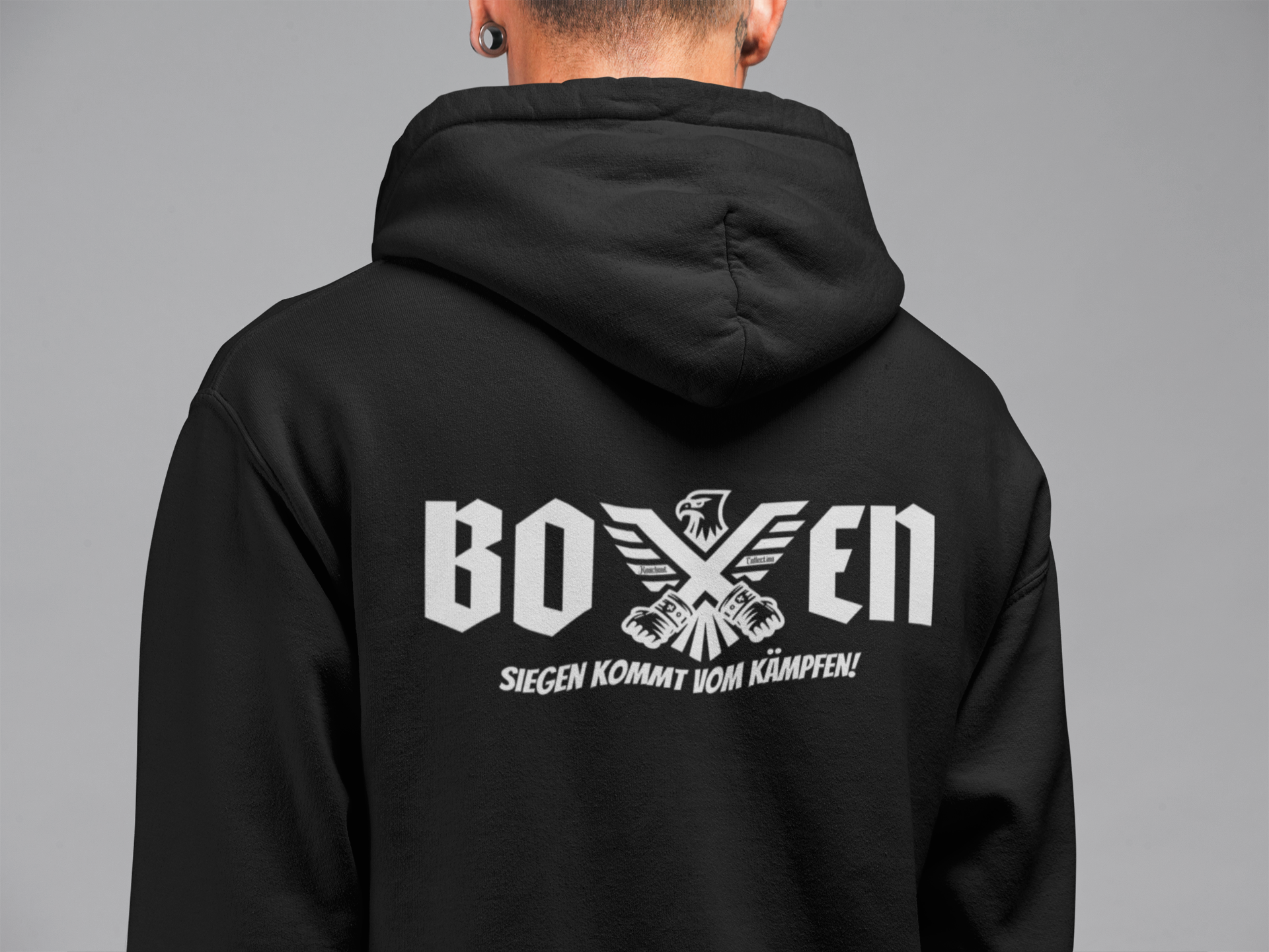 Knockout Collection | Boxen siegen kommt vom Kämpfen | Box-Hoodie