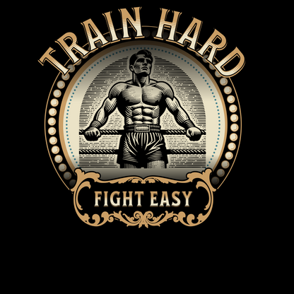 T-Shirt Classic | train hard, fight easy