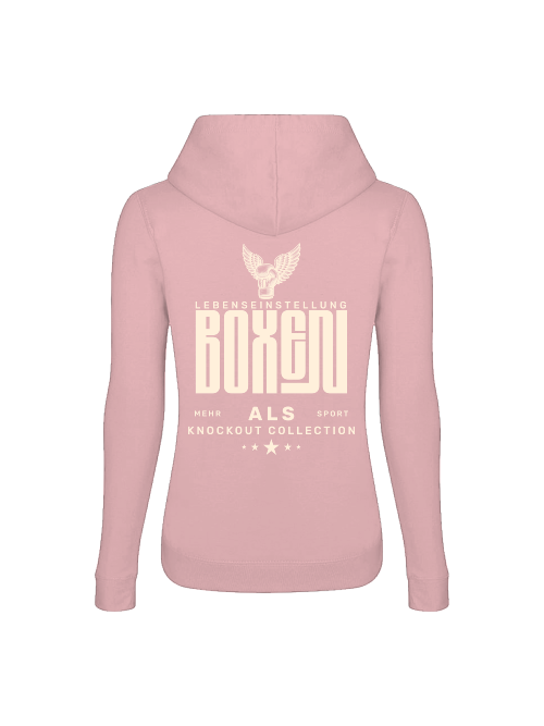 Knockout Collection | Boxen mehr als Sport | Girlie-Hoodie