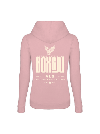 Knockout Collection | Boxen mehr als Sport | Girlie-Hoodie