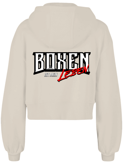 Boxen ist mein Leben | Knockout Collection | Ladies Zip Hoodie