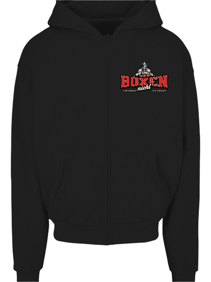 Zip Hoodie | Wir spielen Boxen nicht 