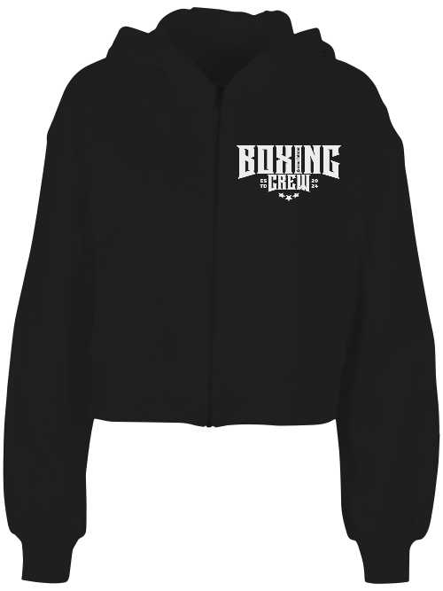 Knockout Collection Ladies Zip Hoodie Boxing Crew