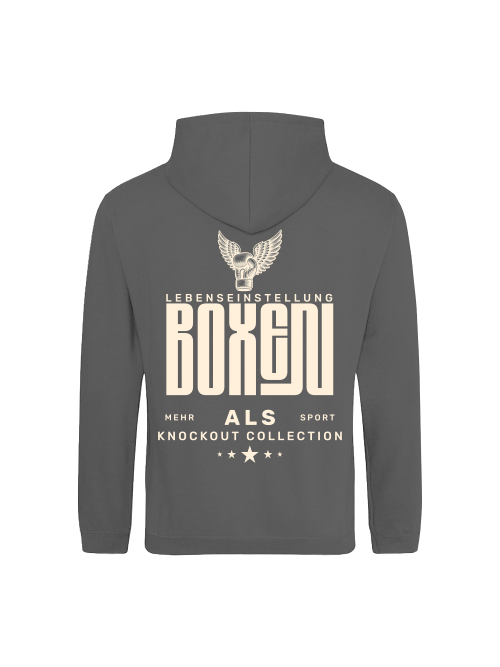 Knockout Collection | Boxen mehr als Sport | Box-Hoodie | Gym-Hoodie