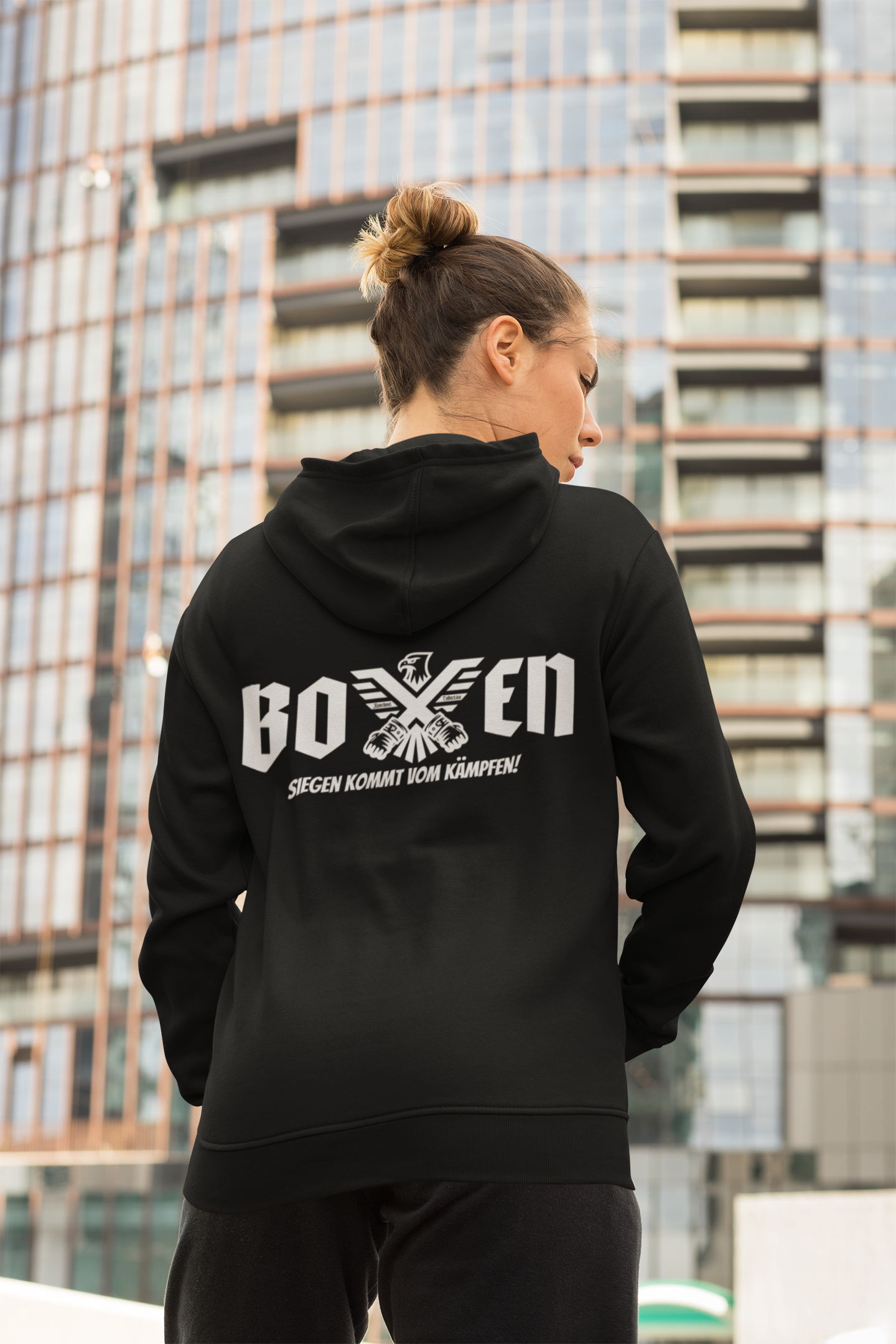 Knockout Collection | Boxen siegen kommt vom Kämpfen | Box-Hoodie