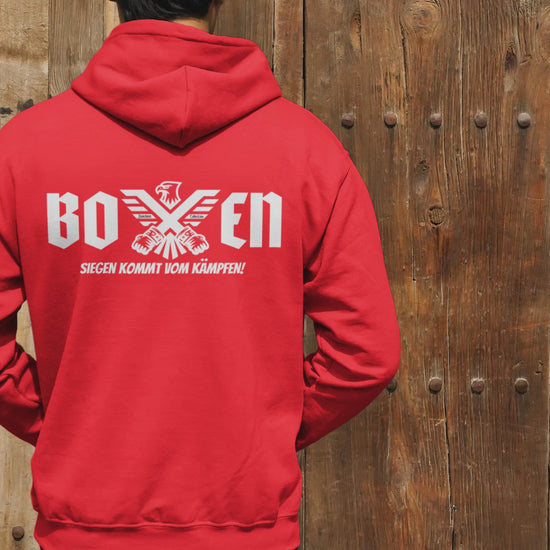 Knockout Collection | Boxen siegen kommt vom Kämpfen | Box-Hoodie